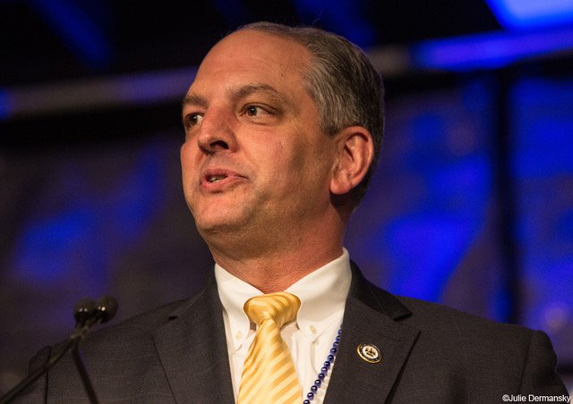 Gov. John Bel Edwards, when he was still a candidate for Louisiana Governor at a Democratic Party fundraiser in New Orleans in 2015.