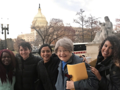 People’s Action members affected by the housing crisis traveled to Washington from New York, Los Angeles and Chicago to meet with lawmakers in December.