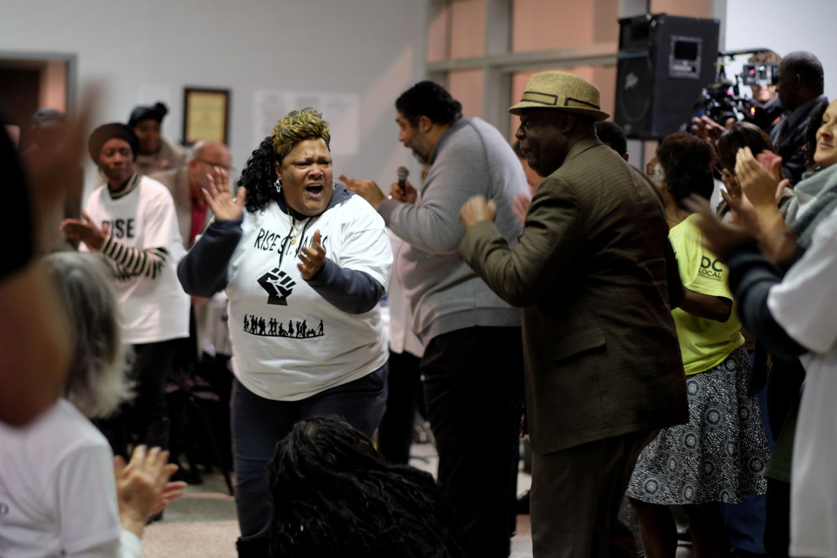Spirits were high at a gospel-style "moral revival" hosted by the Poor People's Campaign and RISE St. James in St. James Parish, Louisiana in February 2019. Civil rights icon Rev. William Barber gave the keynote address during an evening of prayer and testimony for Cancer Alley activists.