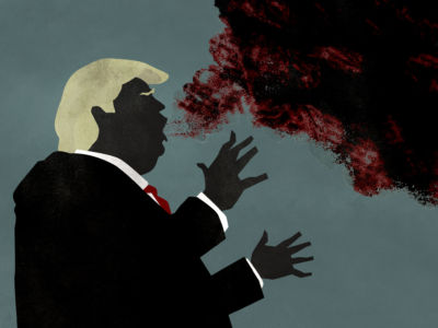 History will remember Trump as a small man who thought he could ignore the ocean.