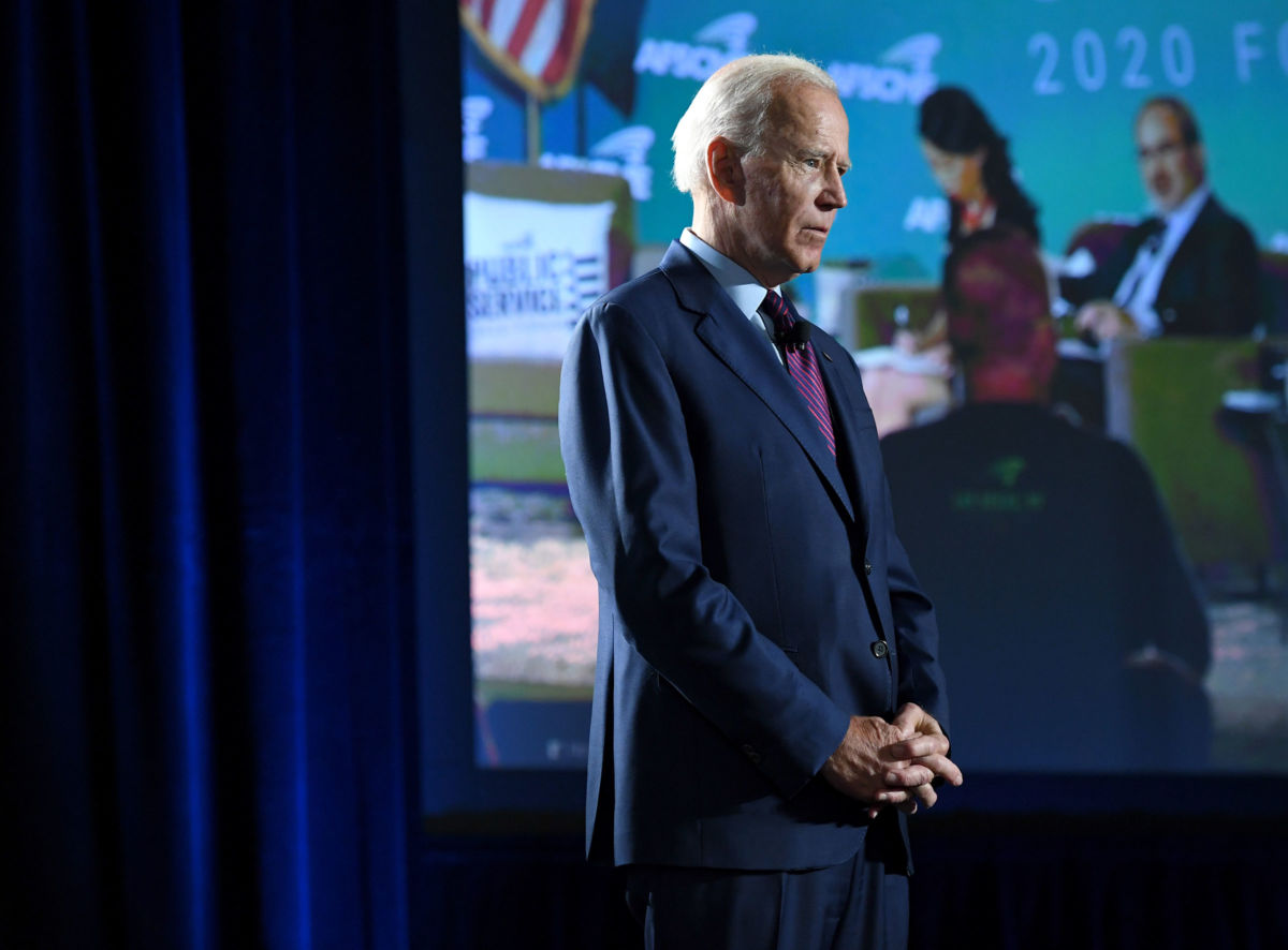 Democratic presidential candidate and former U.S. Vice President Joe Biden listens to a question during the 2020 Public Service Forum at UNLV on August 3, 2019, in Las Vegas, Nevada.