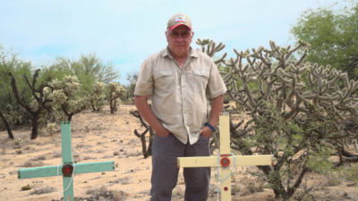 An Artist Is Placing Crosses in Sonoran Desert to Memorialize Migrant Deaths
