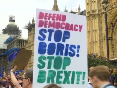 Boris Johnson Suspends Parliament Ahead of Brexit in Attack on UK Democracy