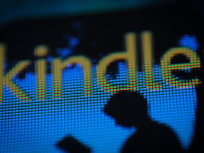 Part of the Kindle application is seen on an iPad on October 24, 2017.