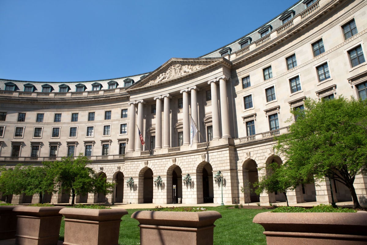 The federal headquarters of the U.S. Environmental Protection Agency.