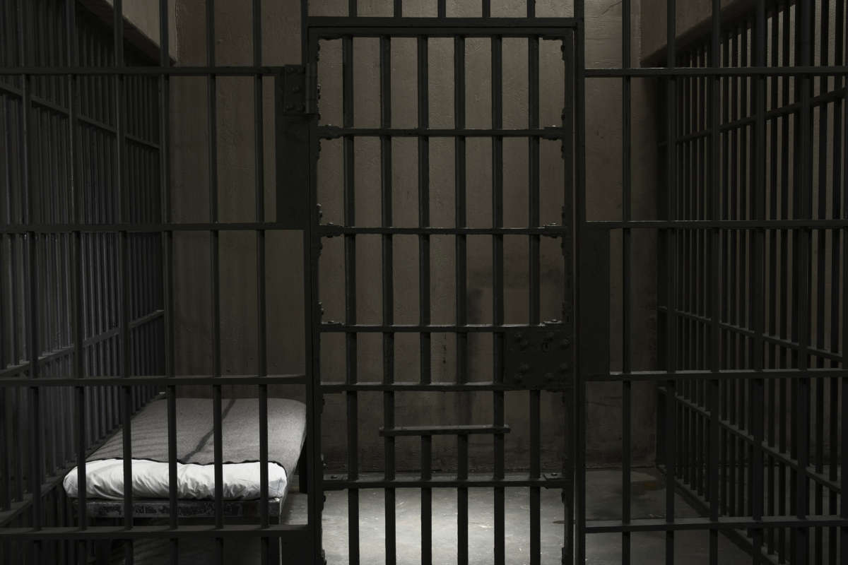 a prison cell