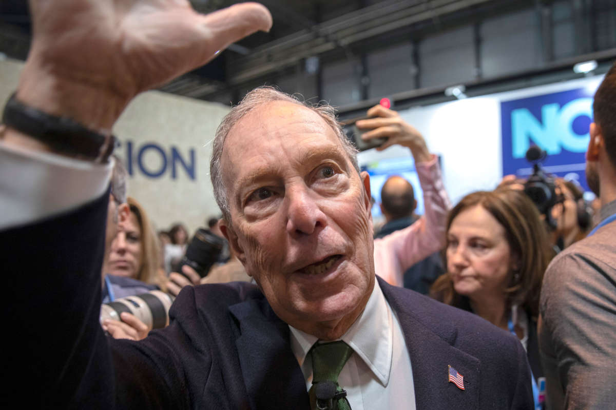 Former New York City Mayor Michael Bloomberg attends an event at the COP25 Climate Conference on December 10, 2019, in Madrid, Spain.