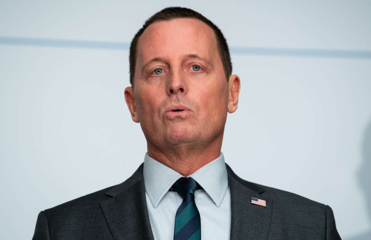 Richard Grenell, Ambassador of the United States of America to Germany, speaks on the first day of the 56th Munich Security Conference. On Wednesday, Trump acting intelligence coordinator at the White House.