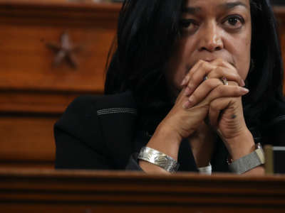 Rep. Pramila Jayapal listens during a committee hearing in the Longworth House Office Building on Capitol Hill on December 11, 2019, in Washington, D.C.