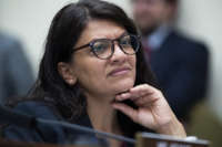 Rep. Rashida Tlaib (D-Michigan) listens during a House Financial Services Committee hearing on Tuesday, July 20, 2021.