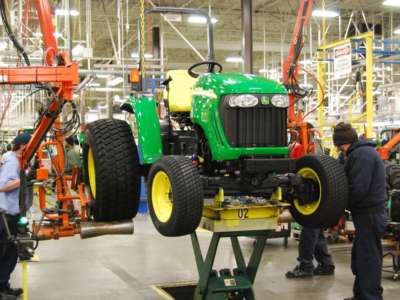John Deere factory tour and testing in Augusta, Georgia, as seen on January 27, 2021.