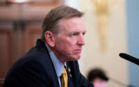 Rep. Paul Gosar is seen during a House Natural Resources Committee hearing in Washington, D.C., on July 28, 2020.