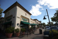 A view of a Starbucks store on October 29, 2021, in Novato, California.