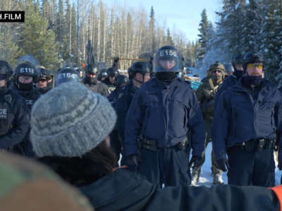 Wet’suwet’en Land Defenders Condemn Canadian Police Raid on Pipeline Protest