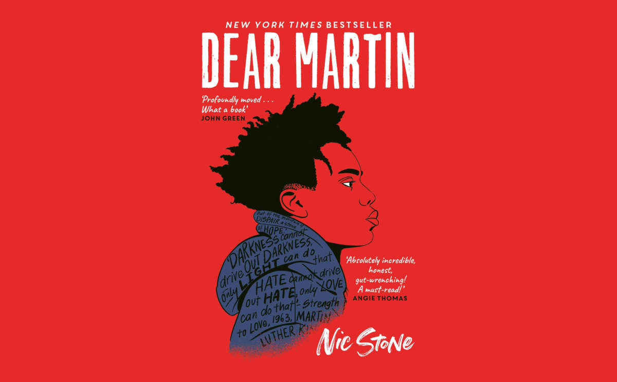 Cover to the book Dear Martin by Nic Stone