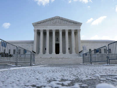 A view of the U.S. Supreme Court on Capitol Hill on January 7, 2022, in Washington, D.C.