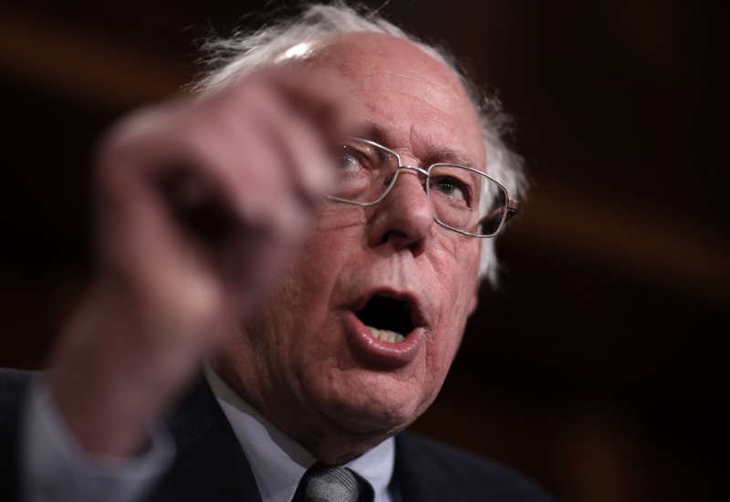 Sanders Rips Into Billionaires for Creating “Oligarchic” Society in US