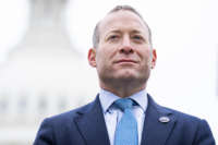 Rep. Josh Gottheimer conducts a news conference to advocate for inclusion of the state and local tax (SALT) deduction in the Build Back Better Act reconciliation bill, outside the U.S. Capitol on December 8, 2021.