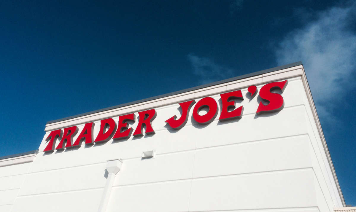 The rear side of the Trader Joe's at Jacksonville Beach, Florida, USA.