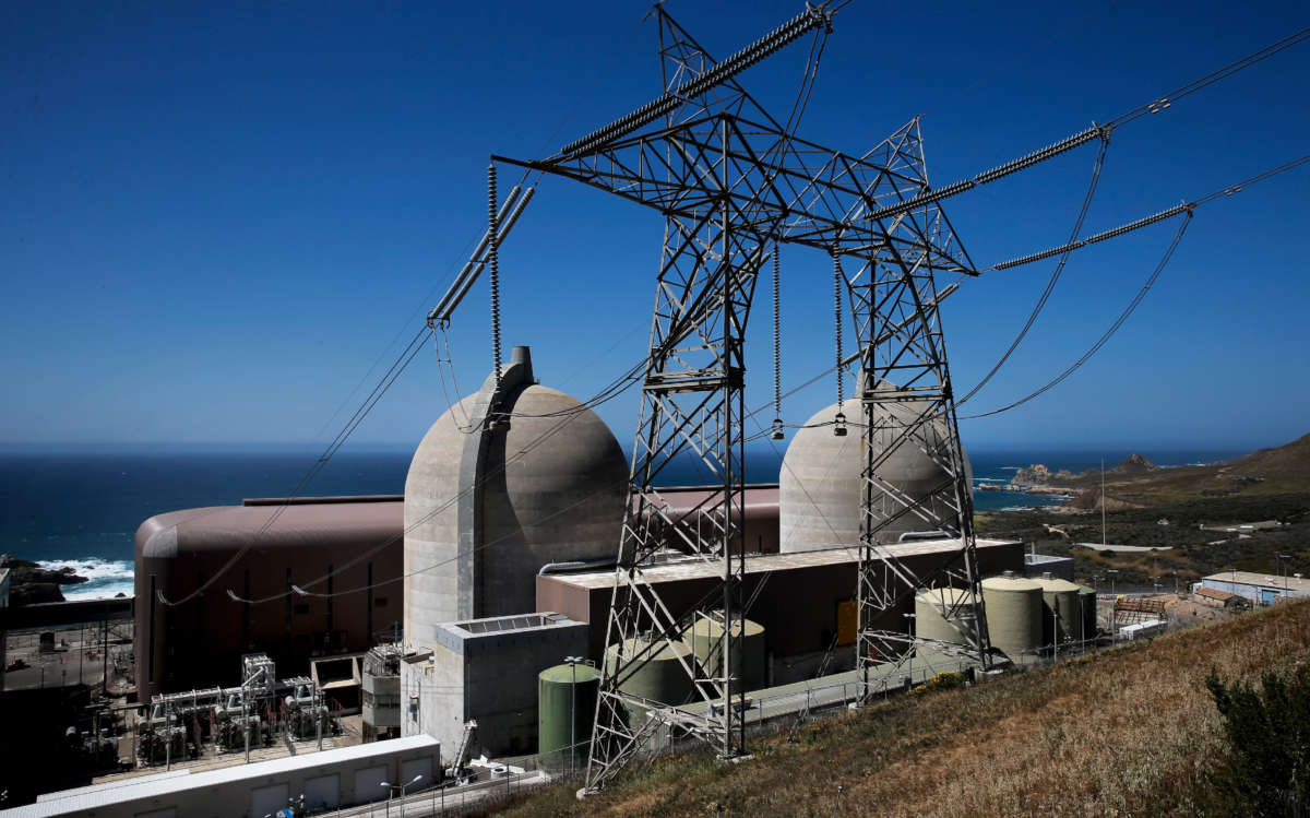 The Diablo Canyon Power Plant at the edge of the Pacific Ocean in San Luis Obispo, California, as seen on March 31, 2015.