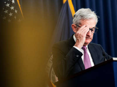 Federal Reserve Chair Jerome Powell attends a press conference in Washington, D.C., on July 27, 2022.