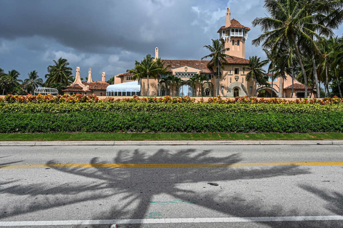 Former President Donald Trump's residence in Mar-A-Lago, Palm Beach, Florida, on August 9, 2022.