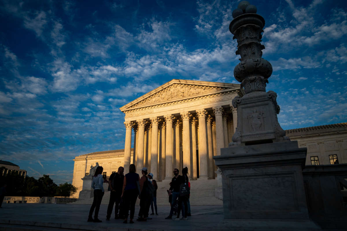 The Supreme Court building is pictured on October 6, 2022, in Washington, D.C.