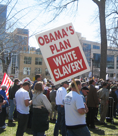 White Racial Resentment Bubbles Under the Surface of the Tea Party Movement
