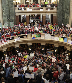 Democratic Senators Leave State to Stall Bill as Mass Protests Continue