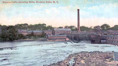 Factories at Bakers Falls
