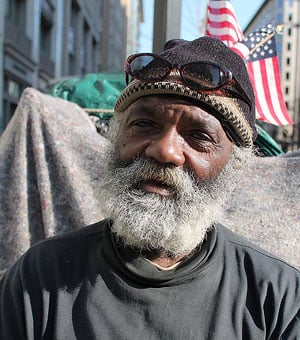 A homeless man on the streets of Washington, DC. (Photo: Elvert Barnes / Flickr)