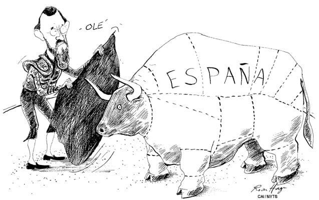 Matador and Spain bull