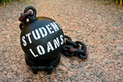 Student loan ball and chain