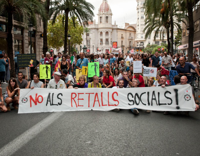 Spanish protest.