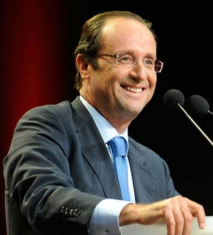 Newly-elected French President Francois Hollande