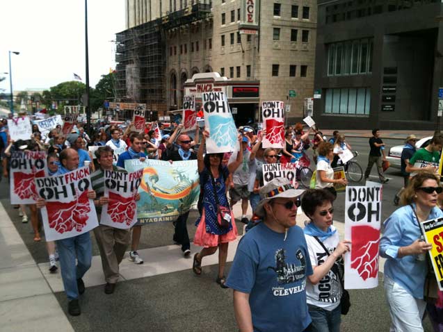 Ohio fracking protest