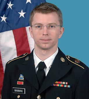 United States Army photograph of Bradley Manning.