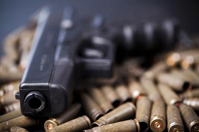 Gun and bullets