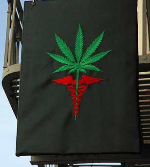 Medicinal Marijuana flag