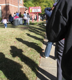 Voting Line.