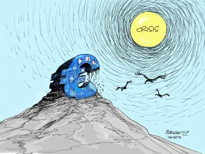 Melting Euro in crisis
