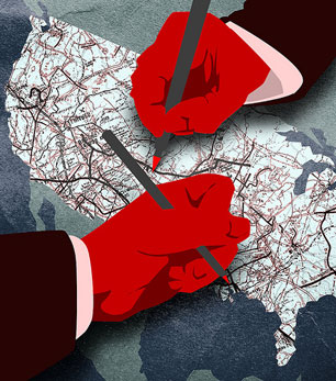 Red hands redistricting