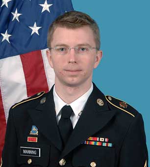 Department of Army photo of PFC Bradley Manning.
