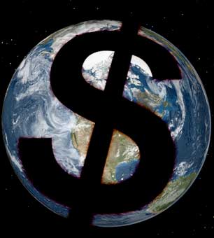 Dollar burn through Earth