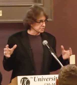 Dr. Henry A. Giroux delivers a speech