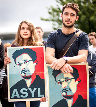 Snowden Rally.