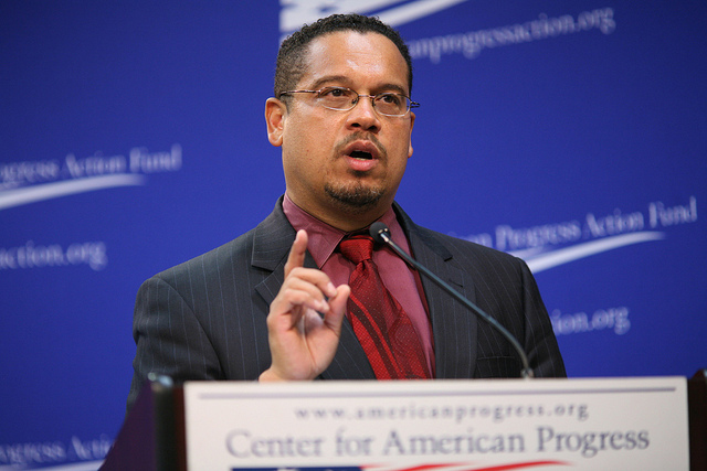 July 14, 2010: Keith Ellison (D-Minnesota), speaking at a Center for American Progress event. (Photo: Center for American Progress)