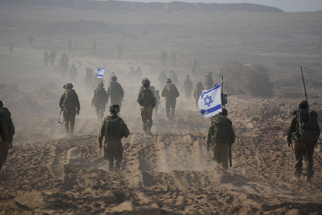 July 30, 2014: IDF soldiers in Gaza. (Photo, Israel Defense Forces)