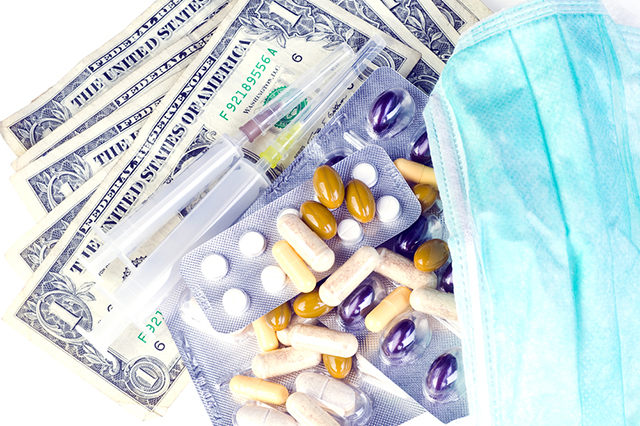 (Photo: Pills and Money via Shutterstock)