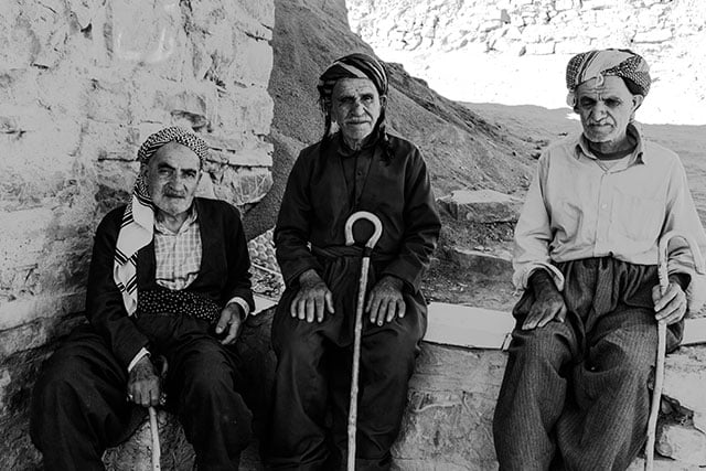 Kurdish men in Sanandaj. Iran is exceptionally diverse ethnically, religiously and linguistically. According to human rights groups, the Islamist leadership continues to discriminate against many of the country's minorities. (Photo: Airin Bahmani)